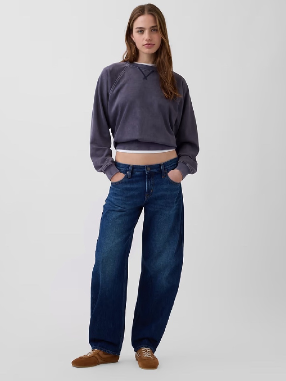 GAP Low Rise Barrel Jeans - Sz. 30, petite